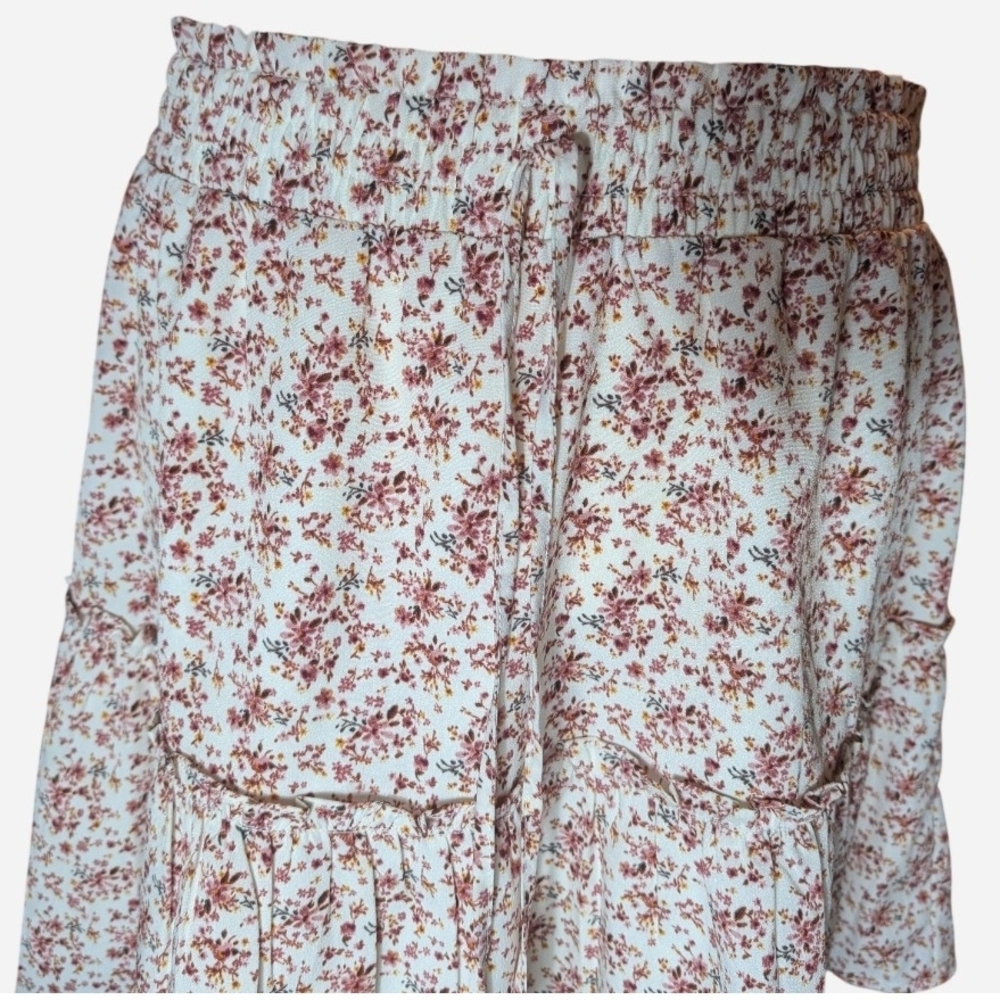 Pre-owned Paper Crane Cream and Brown Mini Skirt - Picture 5 of 6